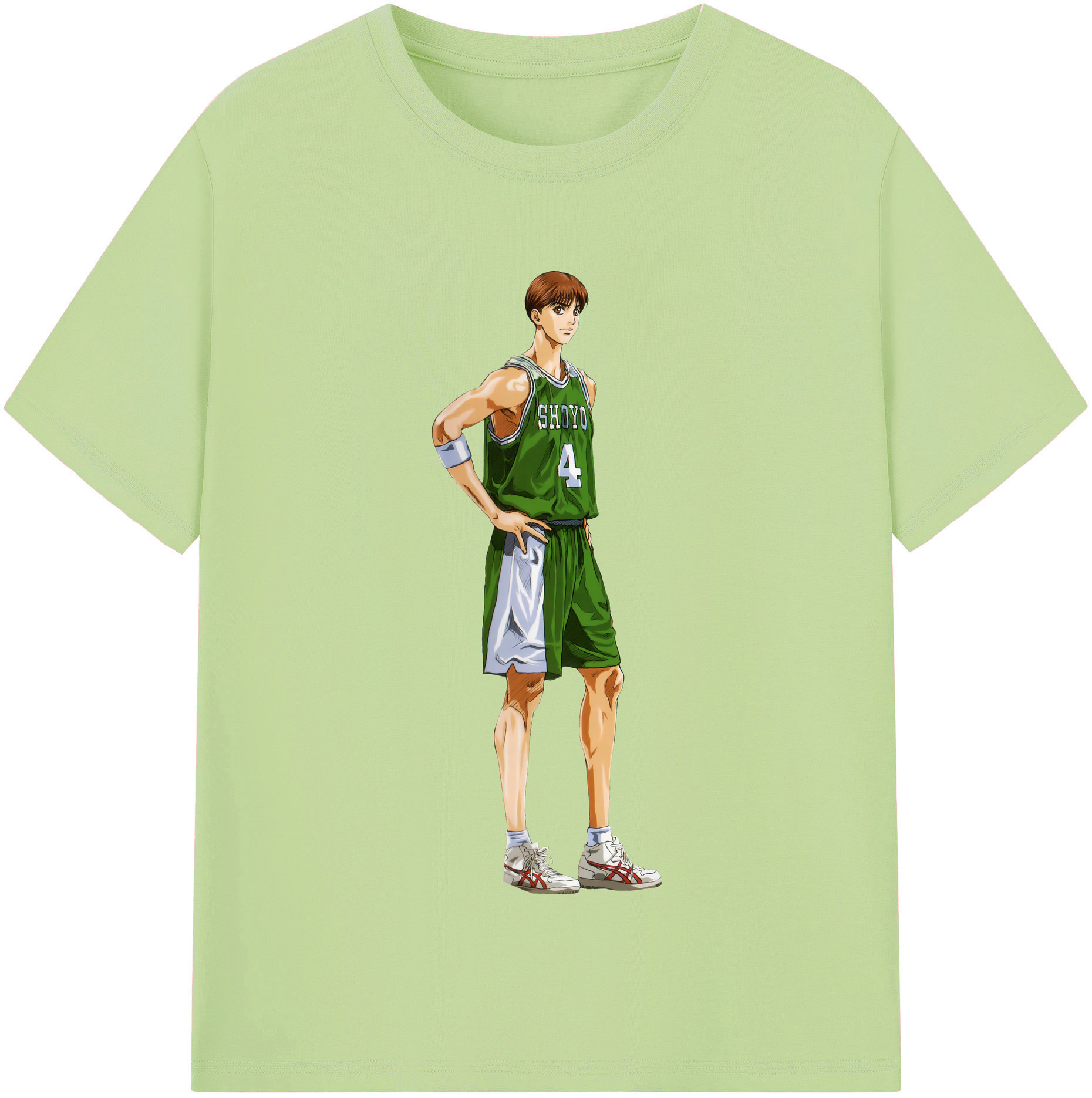 SLAM DUNK／スラムダンク 綿100％半袖Tシャツ（フロントプリント）